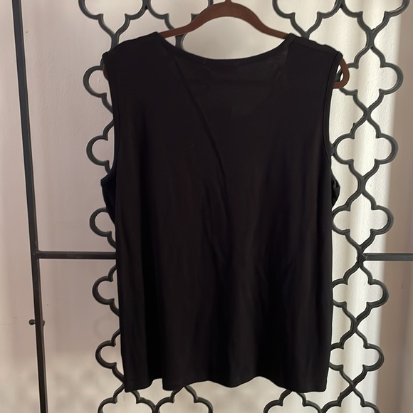 NWT Rafaella 2 Piece Studded Tank and Cardigan - Picture 4 of 7